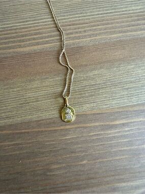 Leah Alexandra Love Token Necklace Square
